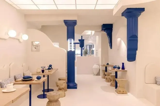 案例｜希腊风情室内设计·瓦伦西亚Egeo餐厅（古希腊风格室内设计）